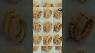 Latest Gold Royal Bangles designs 2025 | Gold Kangan Korean designs | Glorious jewelry😍 viral shots