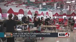 Car club helps students prepare to go back to class
