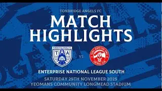 MATCH HIGHLIGHTS | Tonbridge Angels v Hemel Hempstead Town | 29th November 2025