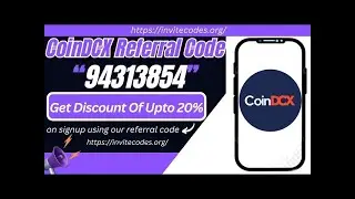 CoinDCX Referral Code _ 94313854 - Sign Up And Get a Discount Of Up To 20%