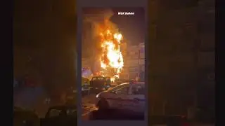 Delhi rohini news, building Mai lagi bhayankar आग 🔥#delhi #news #fire #aag #rohini