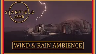 Stormy Night on a Moon &bull; Starfield Ambience | 3 Hours ⛈️