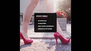 Stop shoes slipping off, rubbing and blistering and love 💕 your shoes 👠 again 💋#heels