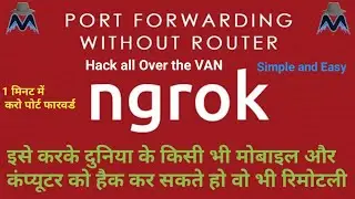 Port forward Ngrok to Hack wide Area Network Complete tutorial