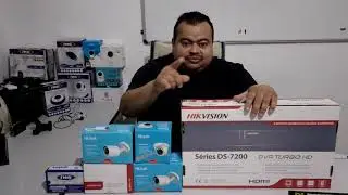 Tutorial: Instalação completa de CFTV, câmeras, fonte, HD, Conectores, cabo monitor e DVR Hik Vision