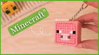 👑🐷 Cerdo Minecraft Amigurumi - Crochet Tutorial Paso a paso - F&aacute;cil