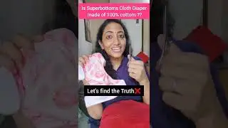 Superbottoms Cloth Diaper Honest Review #momsexclusive #clothdiaper