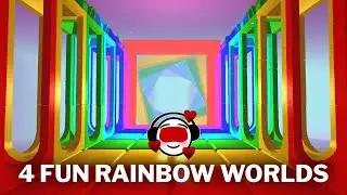 4 FUN RAINBOW WORLDS ON HIBERWORLD! 🌈