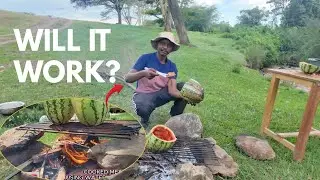 No Pot, No Gas &ndash; OFF-GRID Cooking with a Watermelon Shell in an African Village
