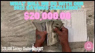 What will we do with our $20,000 Savings Challenge - 2022?