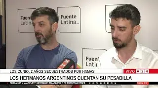 📢 DAVID Y ARIEL CUNIO RELATAN SU SECUESTRO EN GAZA: LOS HERMANOS ARGENTNOS CUENTAN SU PESADILLA