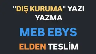 MEB EBYS'DE 