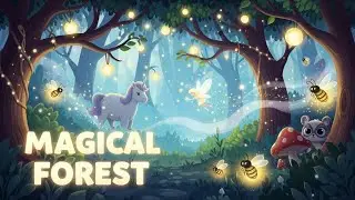 Magical Forest 🌲🧚✨ | Enchanted Adventure Song for Kids | Happy Tales & Tunes