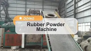 DOING Factory Price #rubber  Powder Machine to Recycle Waste Tire/Rubber Products