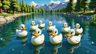 Count the Ducks in the Lake | 1 to 10 Quack Quack Song for Kids