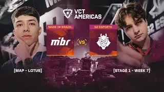 MIBR vs. G2  - VCT Americas Stage 1 - Lower Bracket Final - Map 2
