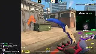 twitch reacts to Snax ace + 1vs4 clutch! (CS2)