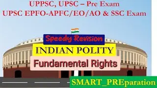 Speedy Revision of Fundamental Rights....... #indiangovernmentjob #polity #study #uppsc #upsc #viral