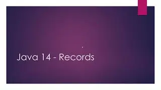 Java 14  -  Records Feature #java #records