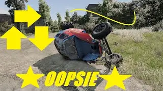 BeamNG.drive Freeroam: Industrial Site - 1957 Autobello Piccolina Gambler 500 - La Brutta Anatra
