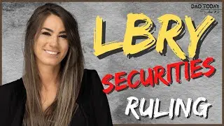 Does LBRY ruling make all crypto securities? | LBRY & SEC | DAO Today with Aleksa Mil