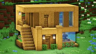 Minecraft: C&oacute;mo Hacer una Casa Moderna de Madera