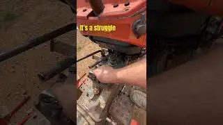 Installing shifter, Kabota #diy #i #reels #love #backyardmechanic #garagelife #upfitter #diygarage