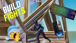 Fortnite Build Fights 😴 SteelSeries Apex 3 TKL ASMR 💤