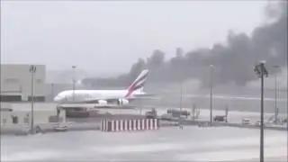 Dubai Airport Fire: Emirates Plane in Flames on Runway After 'Crash Landing'