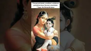 Eternal Love: Yashoda & Krishna​#krishna  #lordkrishna #radhakrishna #hindugod  #hinduism #devotion