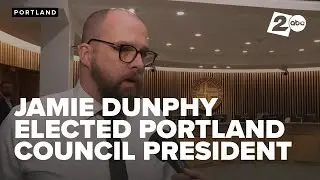 Deadlock broken as Jamie Dunphy elected Portland City Council president after tie vote