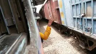 Varuna Express Running Near Charbagh Railway Station Lucknow By CNB Railway #shorts