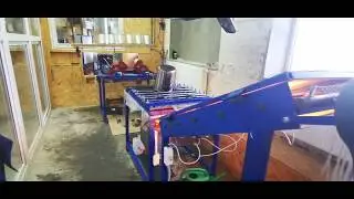 Kompozitinės armatūros gamyba Lietuvoje.  GFRP rebar manufacturing