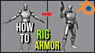 Как монтировать броню | Blender