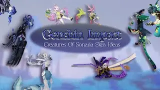Genshin cosplay Skins!! Creatures of Sonaria || Skin Ideas