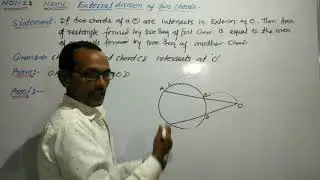 10th std- EXTERNAL DIVISION OF TWO CHORDS