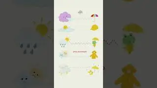 The image is a weather matching worksheet designed as an educational activity for children.