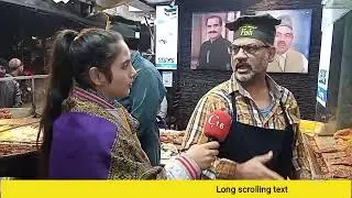 Hira khan with shahid sohni coverage by piko road sardar fish corner 04 01 2021..