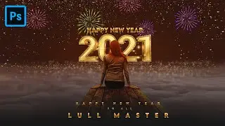 How to Create New Year Wallpaper | Instagram Post Design in Photoshop | Motion Vecty