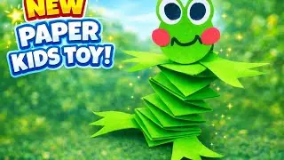 Cute Paper Frog  | New Paper Kids Toy| New Paper Craft | Alizay Craft 