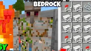 Best iron fram in pocket edition for minecraft gaming video on trending #minecraft #subscribe #video