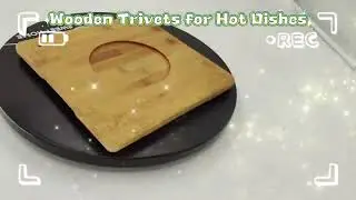 Bamboo Trivet with Handles for Hot Dishes, Hot Pots and Pans, Heat Resistant Large Coaster#coaster