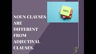 GRAMMATICAL NAMES AND FUNCTIONS II (ADJECTIVAL CLAUSES)