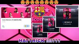 TRICK HOW TO GET ICONIC PLAYER NEYMAR,KLUIVERT, & RIVALDO ICONIC MOMENT : FC BARCELONA PES2021MOBILE