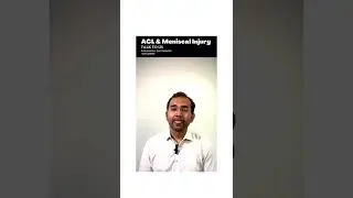 ACL and Meniscal Injury ? We have your answer! #aclinjury #aclrecovery #meniscustear #meniscus