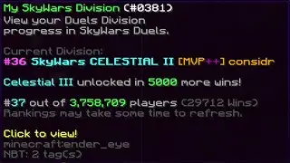 Skywars Celestial II (30,000 Skywars Duels Wins)