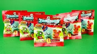 Five ZOMLINGS Mystery Pack Series 1