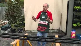 How To Set-Out Posts For A Colorbond Fence - DIY At Bunnings
