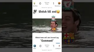 PSG VS Liverpool| Benfica VS Barcelona| Champions league #football #fyp
