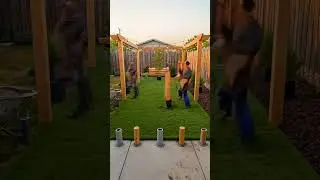 Empty Space to Luxury Terrace - Backyard Transformation #beforeandafter #leagueoflegends #epoxyfloor